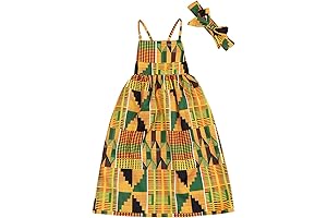 Adorable Dashiki Ankara Outfit for Little African Princesses