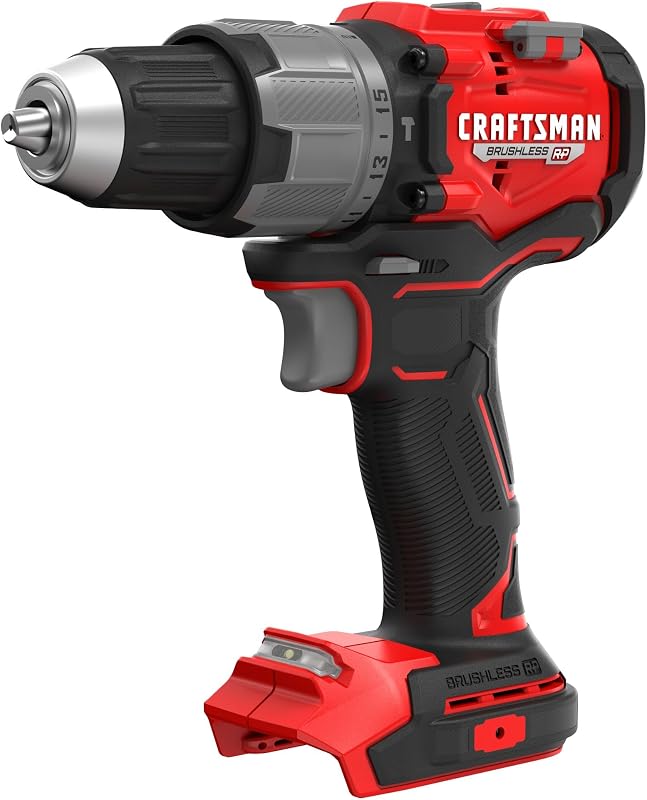 Taladro de martillo inalámbrico CRAFTSMAN V20 de 1/2 pulgada, solo herramienta desnuda (CMCD726B)