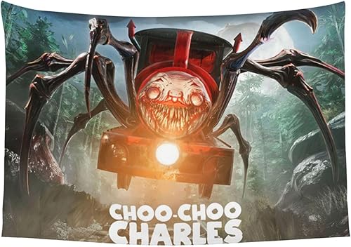 Miniatura 9 de Choo-Choo - Tapiz de Charles para colgar en la pared, decoración del hogar, manta de pared, dormitorio, sala de estar, dormitorio, póster de telón