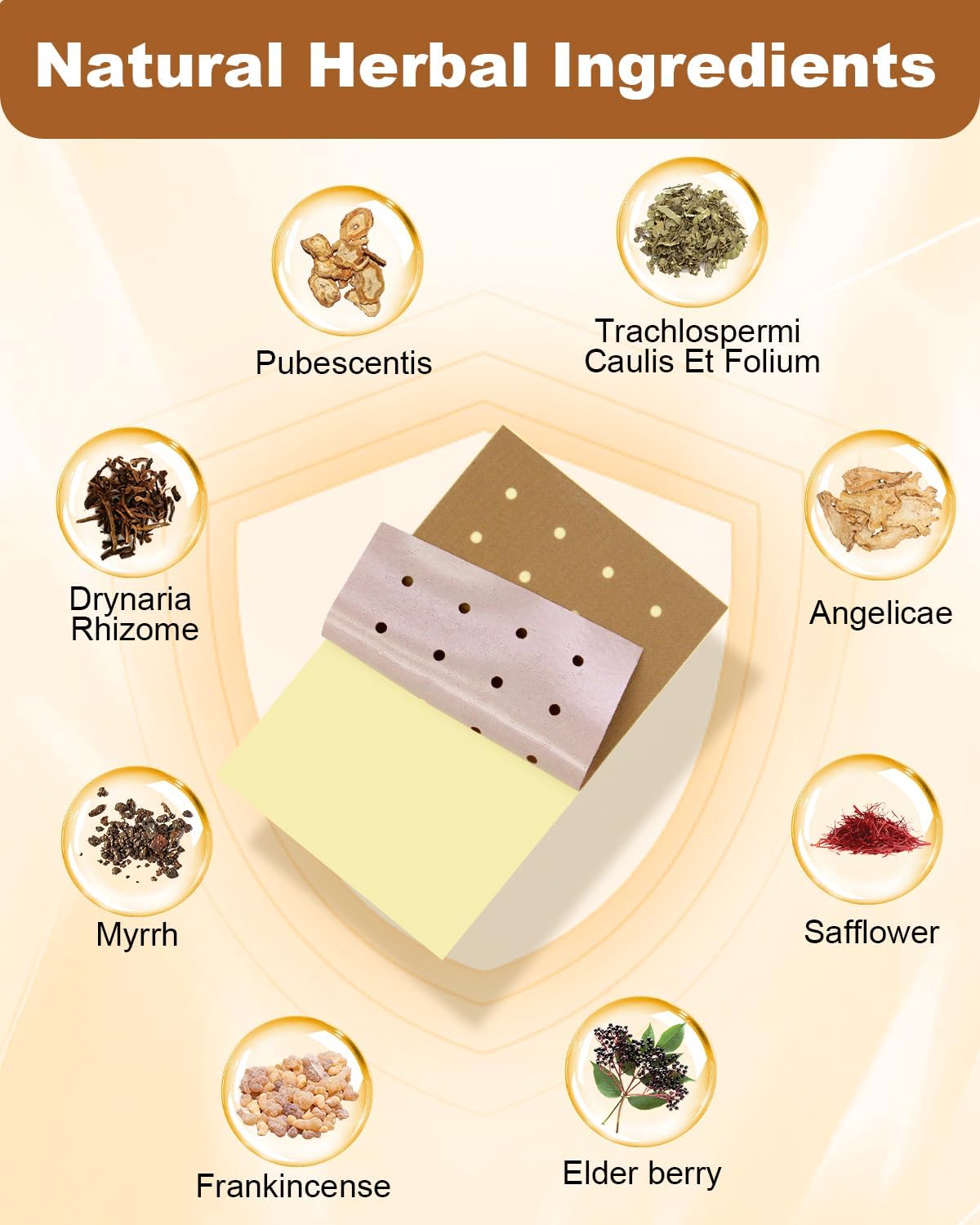 MQFORU Tiger Patches, 30 Pcs Chinese Tiger Plaster, Natural Herbal Adhesive Plasters for Muscle Joint Purposes, Maximum Strength Knee Patches for Back Shoulder Neck