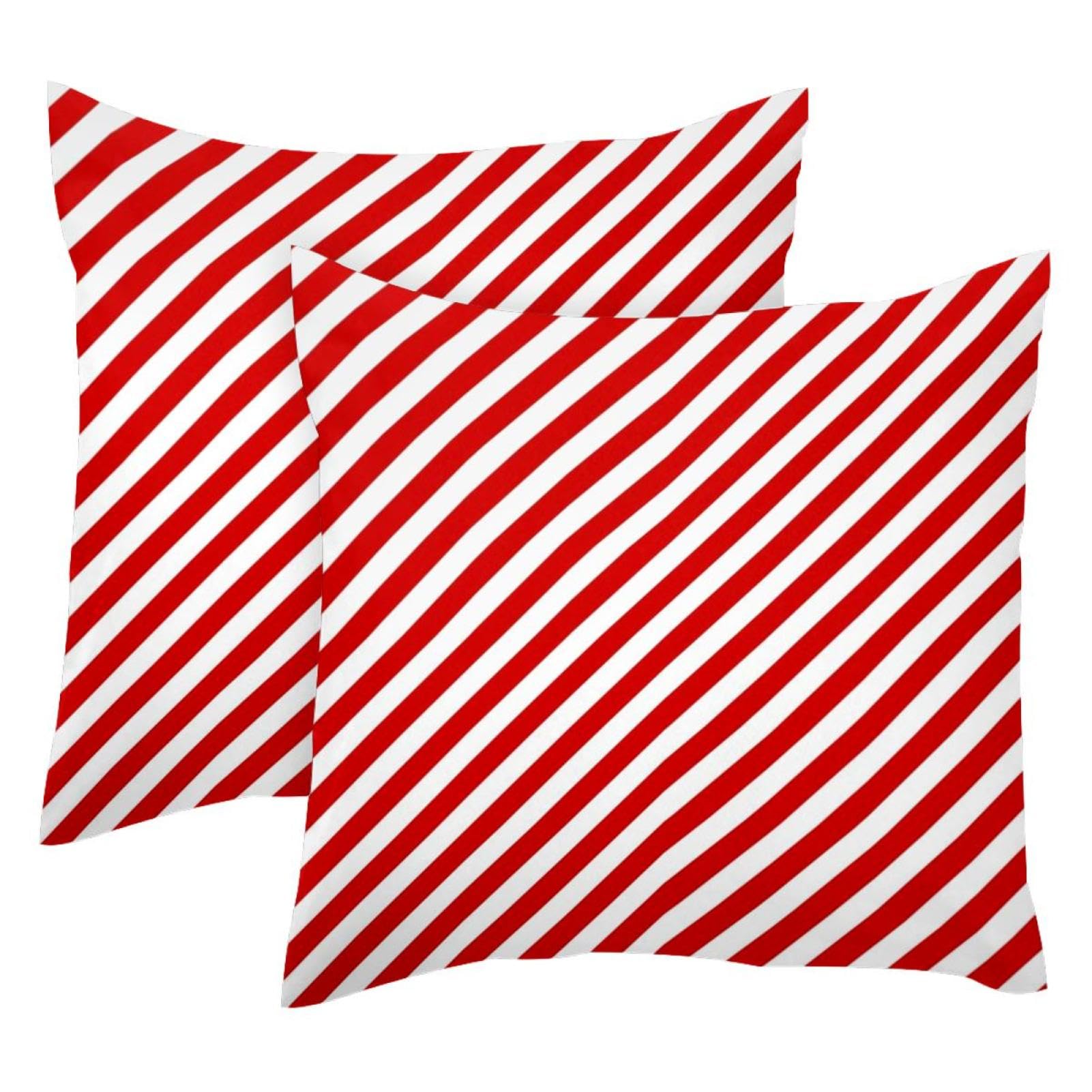 Housse de coussin en velours rouge 50x50 cm lot de 2 pour la déco du salon