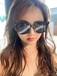 FEISEDY Retro Square Oversized Polarized Sunglasses Women Men Minimalist Style B2600