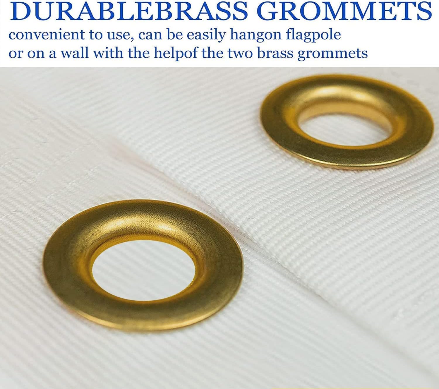 3x5 South Carolina Flag Double Sided for Outdoor Vivid Colors SC State of South Carolina Flag 3 Ply with Durable Canvas Header and Brass Grommets - Image 4