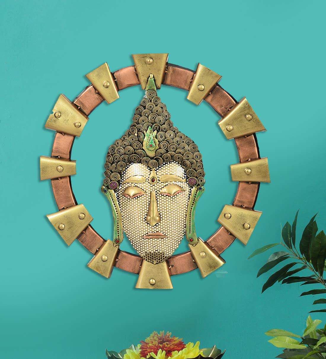 Ascension Metal Wall Decor Showpiece Decor Modern Art Handmade Handpainted Home Decorative