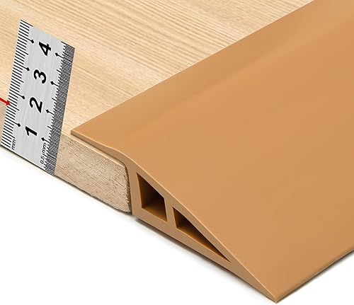 Miniatura 7 de BNELL Tira de ajuste de bordes para alfombras y pisos, tira de transición de suelo de PVC autoadhesiva, umbrales para puertas con una altura de