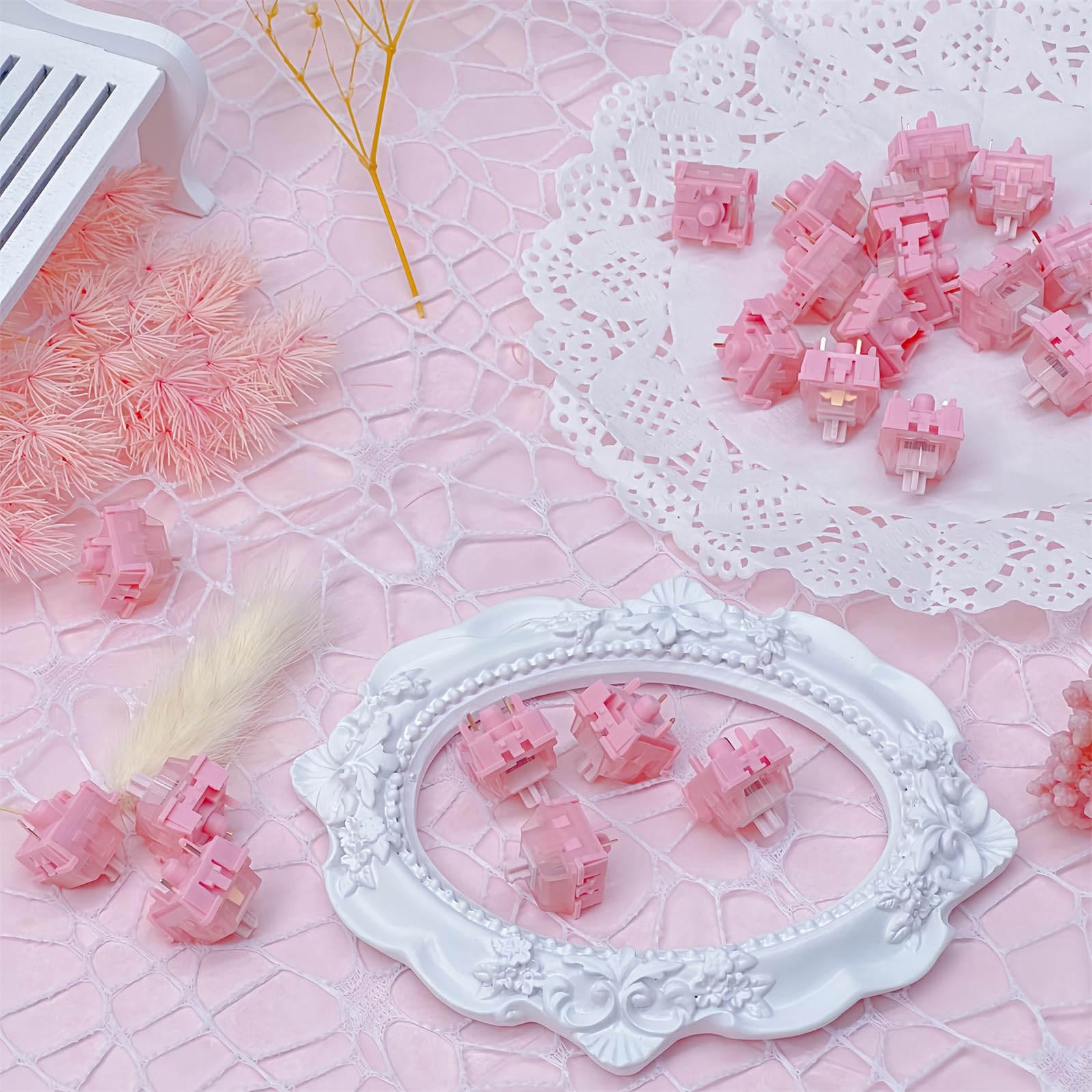 ZMX Cherry Blossom Keyboard Switches,42gf Linear Switch Factory
