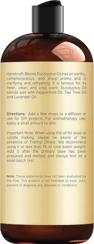 Miniatura 2 de Handcraft - Aceite esencial de tomillo, 100% puro y natural, aceite esencial de grado terapéutico prémium para difusor y aromaterapia, 0.3fl oz