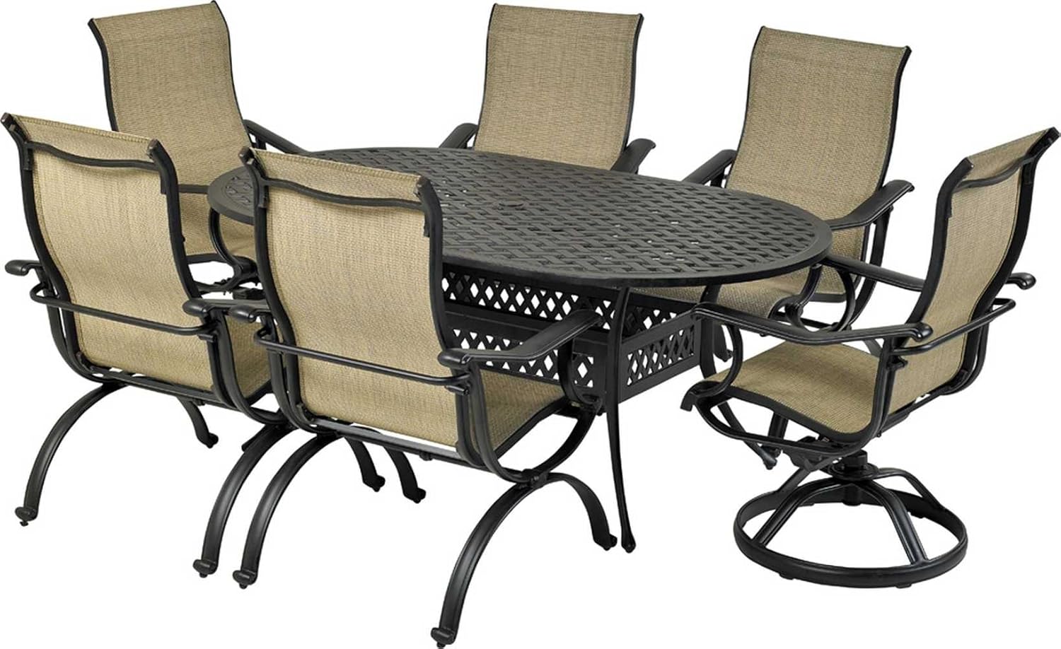 Laguna by Patio Resorts ODTWR7242LG1 Laguna 7Piece Dining