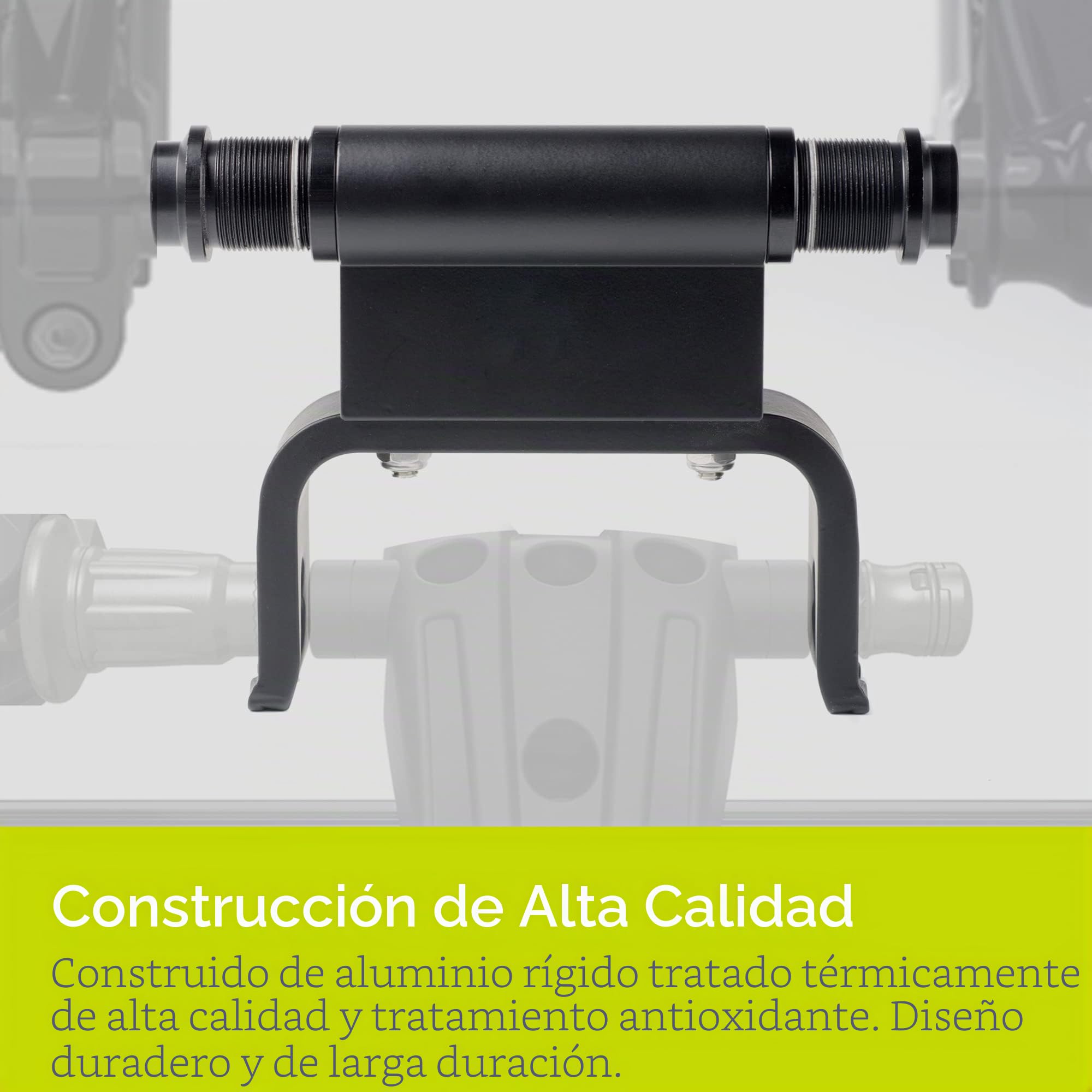 Delta Enganche de Bicicleta para Ejes, Negro, 12/15 mm
