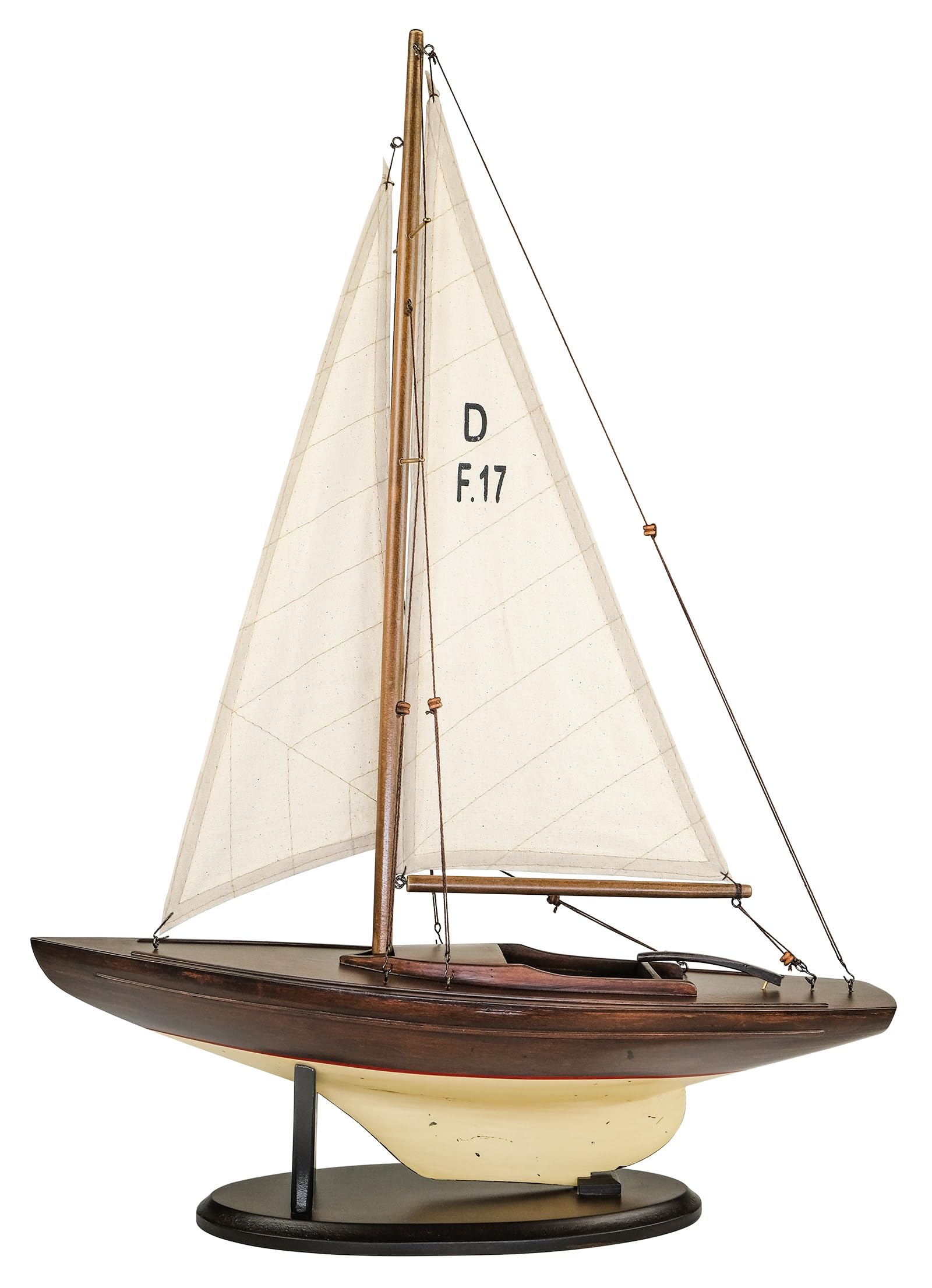 SAILINGSTORY Wooden Sailboat Model Ship Sailboat Decor Dragon Yacht Model Boat Decor for Home