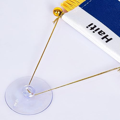 Miniatura 10 de Bandera de 3 x 5 pulgadas para colgar en la ventana de la policía de Estados Unidos, pequeña bandera para colgar en la ventana de los Estados