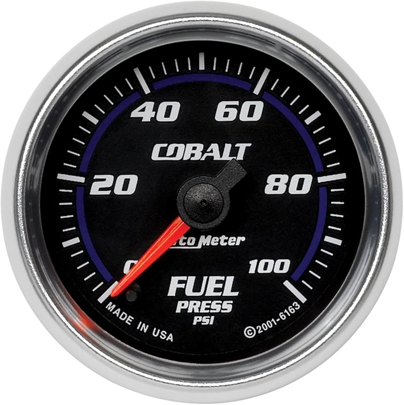 Manômetro elétrico de pressão de combustível AUTO METER 6163 Cobalt Full Sweep – 1 unidade