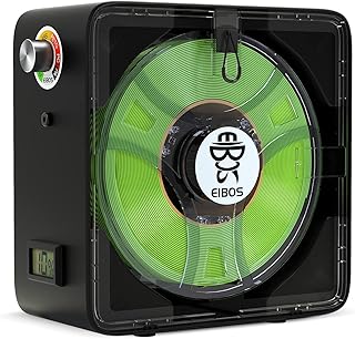 ã€EIBOS Officialã€‘3D Printer Filament Dryer Easdry, 3D Printer Filament Dryer Box with Fan, Adjustable Temperature, Humidity Control & Spool Holder, Compatible with 1.75mm 2.85mm 3.00mm Nylon, PLA, ABS
