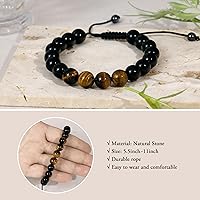Vista 47 de Sereney Christmas Gifts for Him Son Boys Bonus Dad Father Men Boyfriend Grandson Friend as Triple Protection ID Bracelets Birthday Gifts for 9 10 11