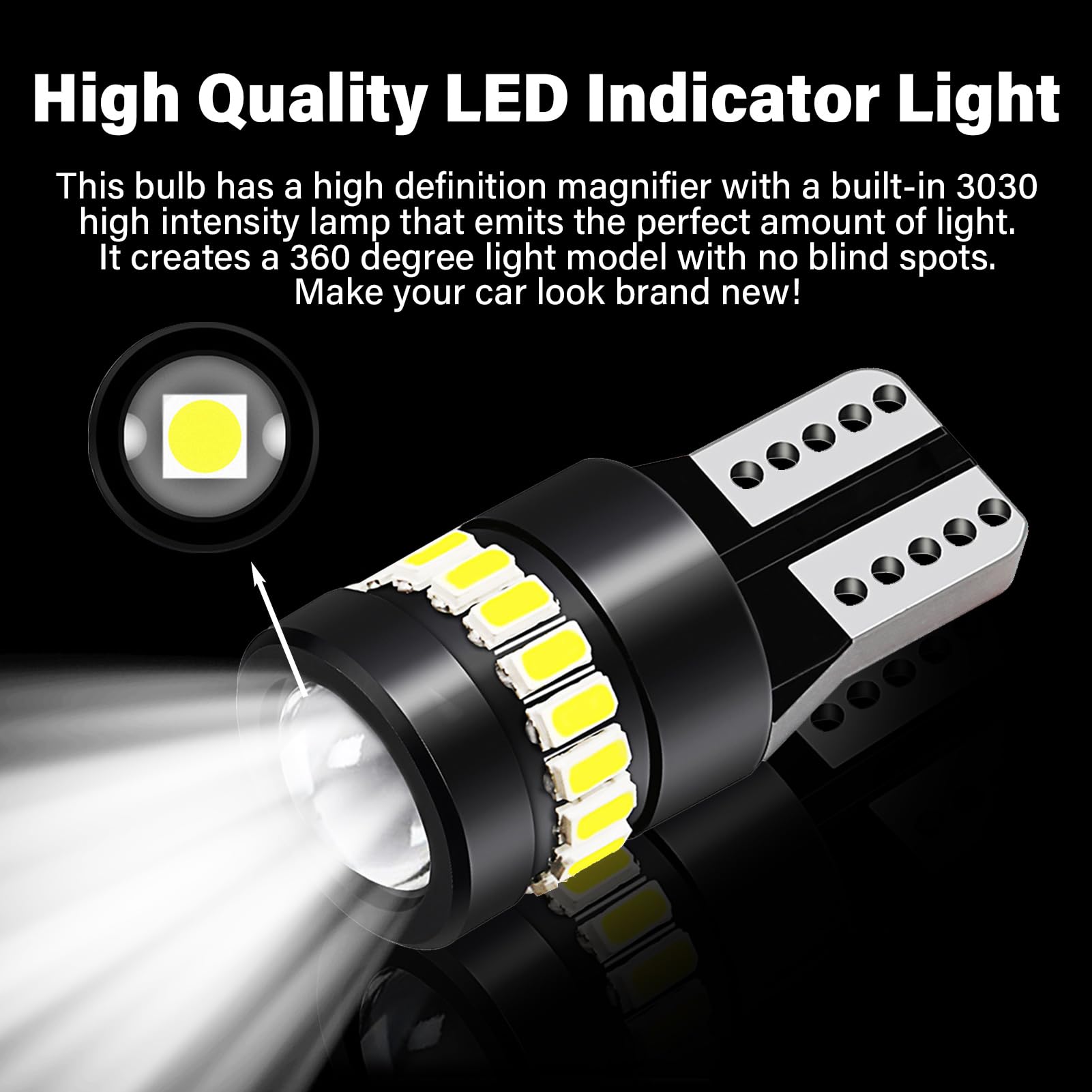 2 Lampadine LED T10 W5W 6000K - Luce Bianca Per Auto, Senza Errori Canbus - Foto 8