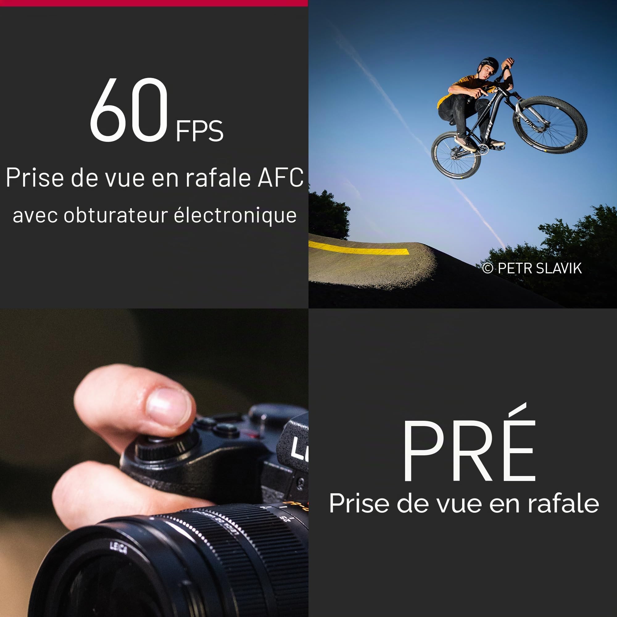 Panasonic Lumix G9M2 I Appareil Photo Hybride Expert (25MP, Autofocus Phase, Double Stab, Rafale 60ips AFC, Vidéo C4K illimité, ProRes 5.7K&All-Intra 800Mbps Via SSD, Tropicalisé) Version Française