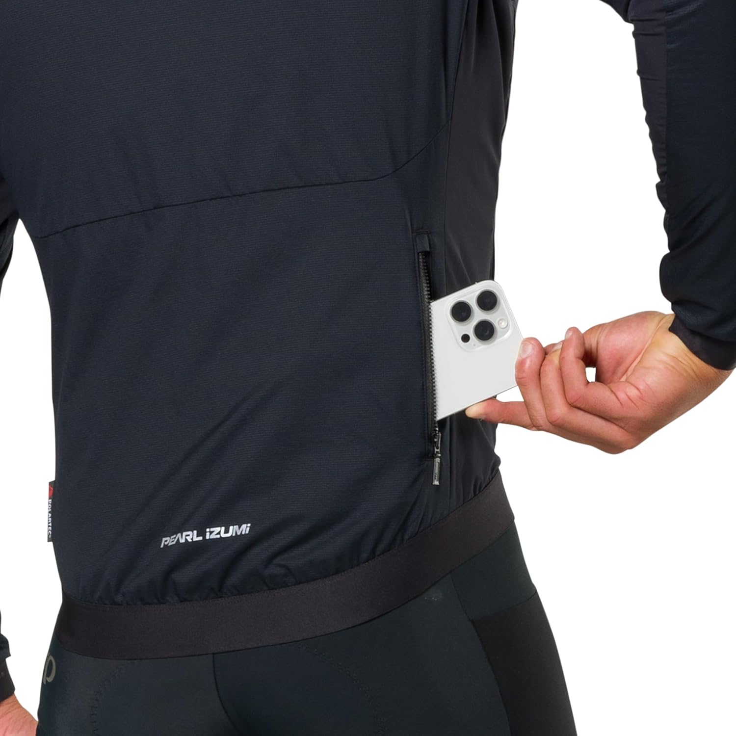 PEARL IZUMI, Men's Expedition Pro Alpha Jacket, Wind & Water Resistant Cycling Jacket, Form-Fitting with Safety Elements - Image 8