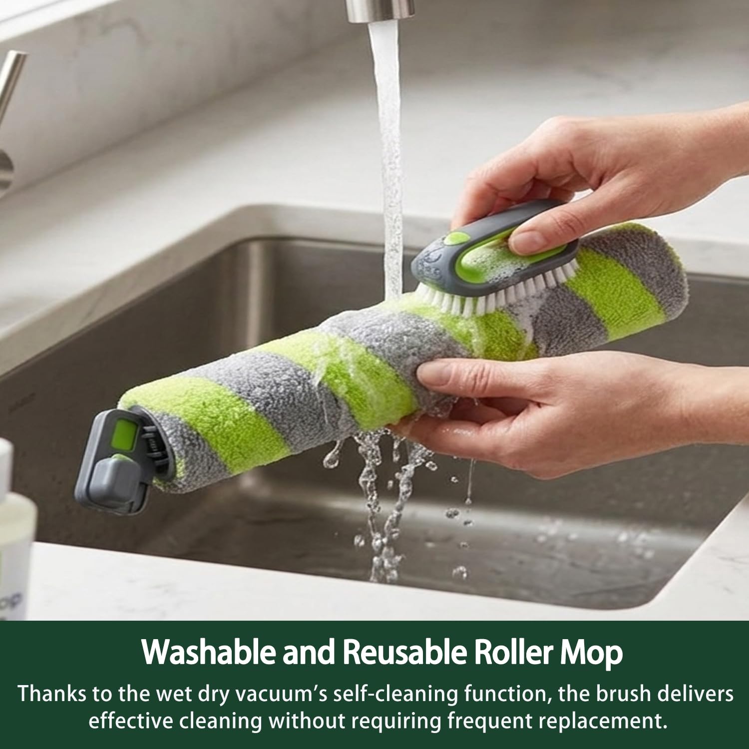 Max 705 Combo - Kit di ricambio compatibile con iRobot Roomba Max 705 Combo/Max 700 Series Combo Robot Aspirapolvere/2 Spazzole Principale/4 Filtri HEPA/3 Roller Mop/6 Spazzole Laterali/6 Sacchetti