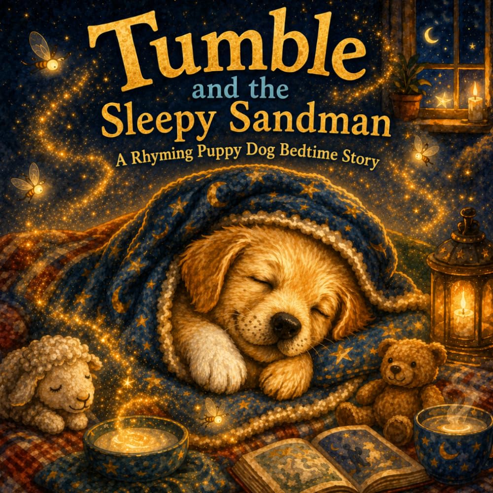 Tumble and the Sleepy Sandman: A Rhyming Puppy Dog Bedtime Story (Tumble Stories)