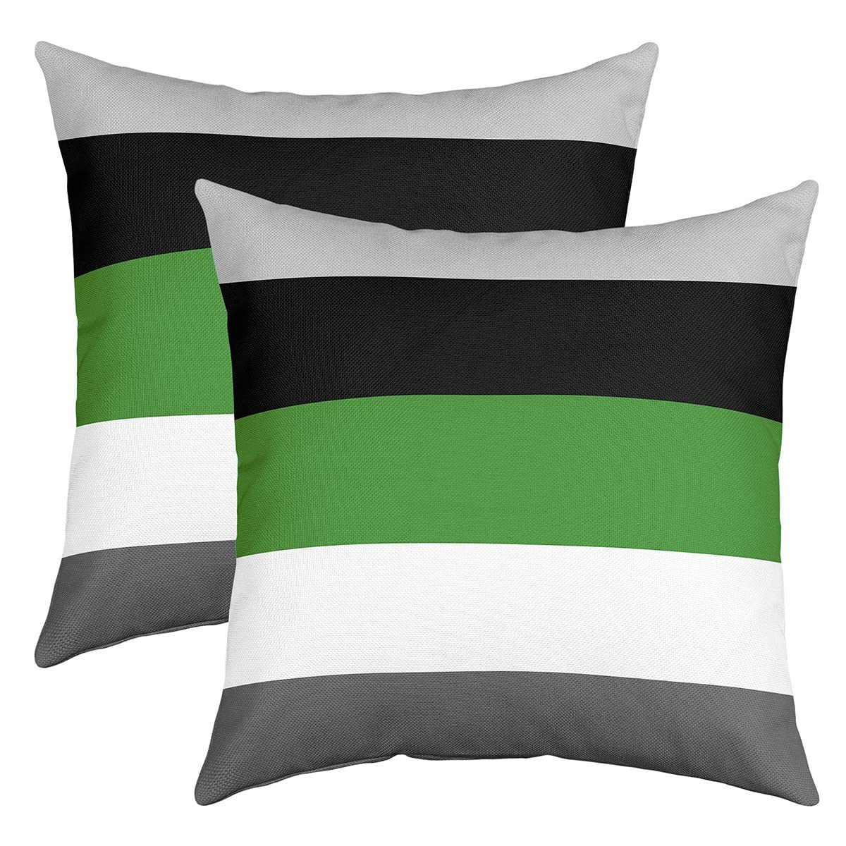 Housses de coussin simples à rayures pour rénover vos vieux coussins de canapé