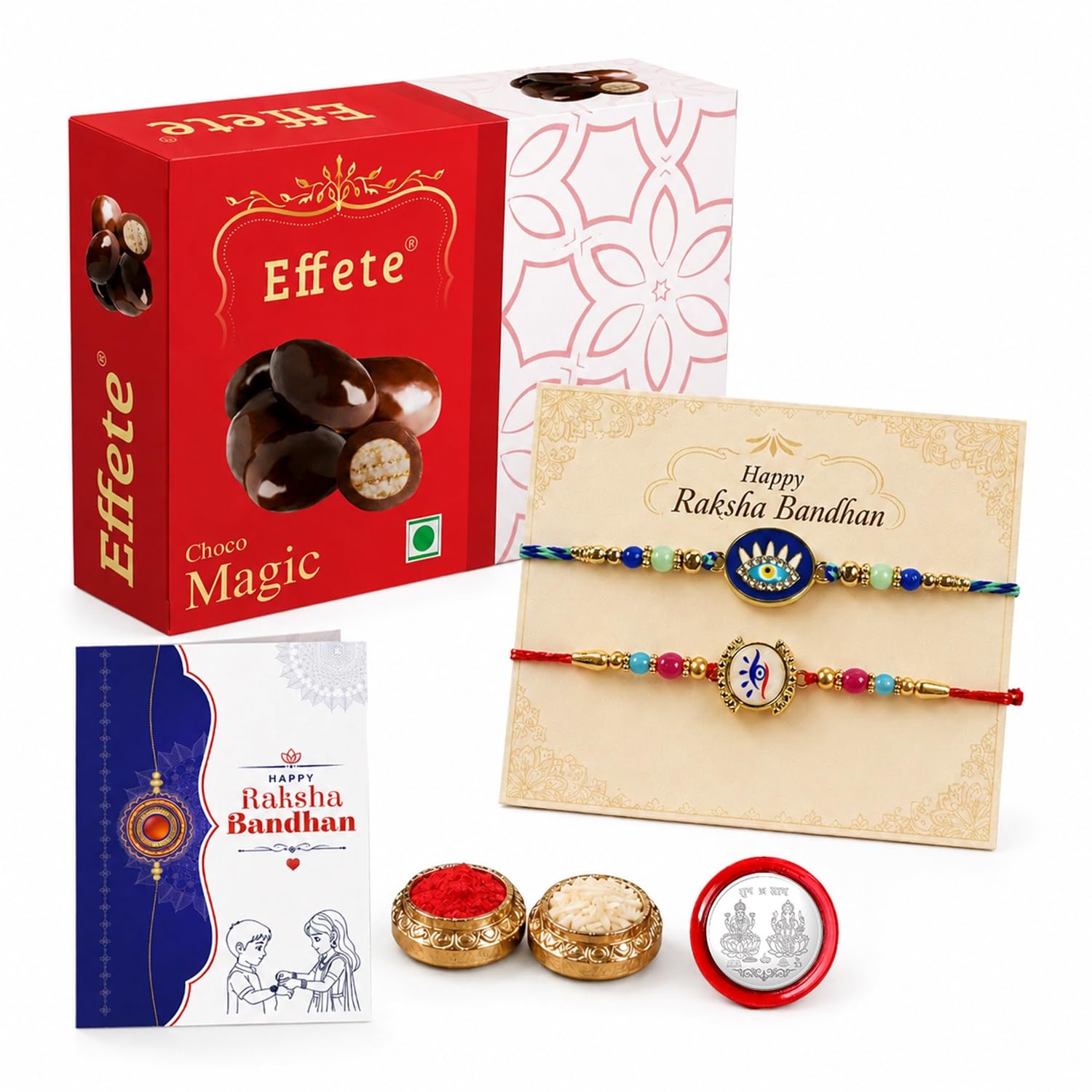DeoDap Evil Eye Nazar Rakhi Set of 2