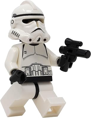 LEGO Star Wars: White Ep 3 Clone Trooper Minifigure (Phase 2) with Blaster