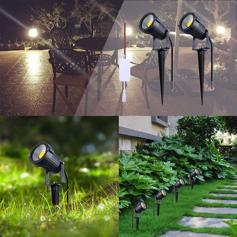 Lіmіtеd Dіѕсоunt Mopao 7W LED Landscape Lights 12V Light Sensing Garden Lights Waterproof Warm White Walls Trees Flags Outdoor Spotlights with Spike Stand (4 Pack) 🔥 Flаѕh Sаlе Mopao 7W LED Landscape Lights 12V Light Sensing Garden Lights Waterproof Warm White Walls Trees Flags Outdoor Spotlights with Spike Stand (4 Pack)