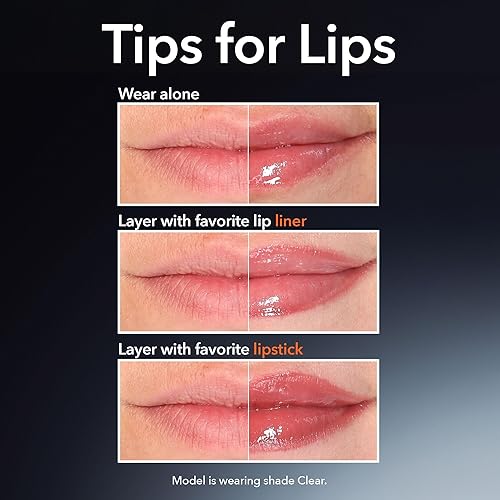 Miniatura 9 de Dr Dennis Gross DermInfusions Plump + Repair Tinted Lip Treatment, Clear - Visibly Plumps & Defines Lips with Hyaluronic Acid & Peptides - Repairs