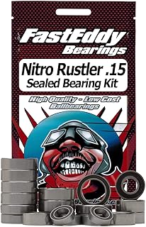 FastEddy Bearings Compatible with Traxxas Nitro Rustler .15 Sealed Bearing Kit