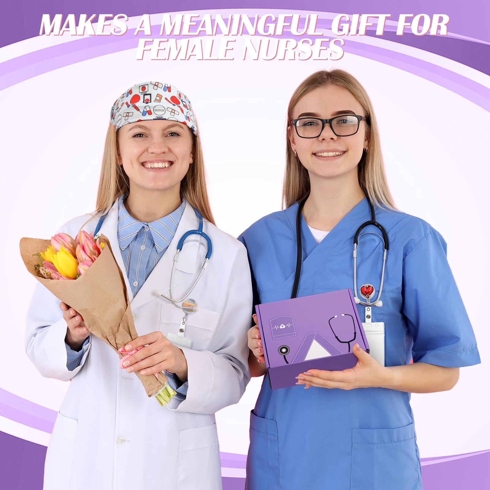 Lustige Make-up-Tasche Für Krankenschwestern – Geschenk Für Frauen, Pflegekräfte, 25x19x5 Cm, Aus Polyester/Baumwolle, Mit Witzigem Design