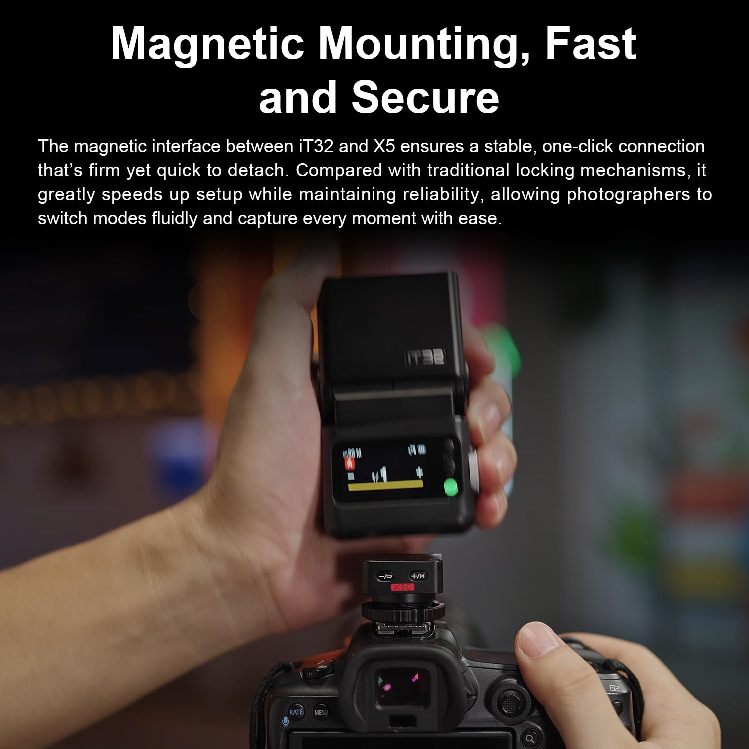 Godox TTL - Disparador de flash inalámbrico para cámaras/iFlash flash IT32 (disparador X5 - N)