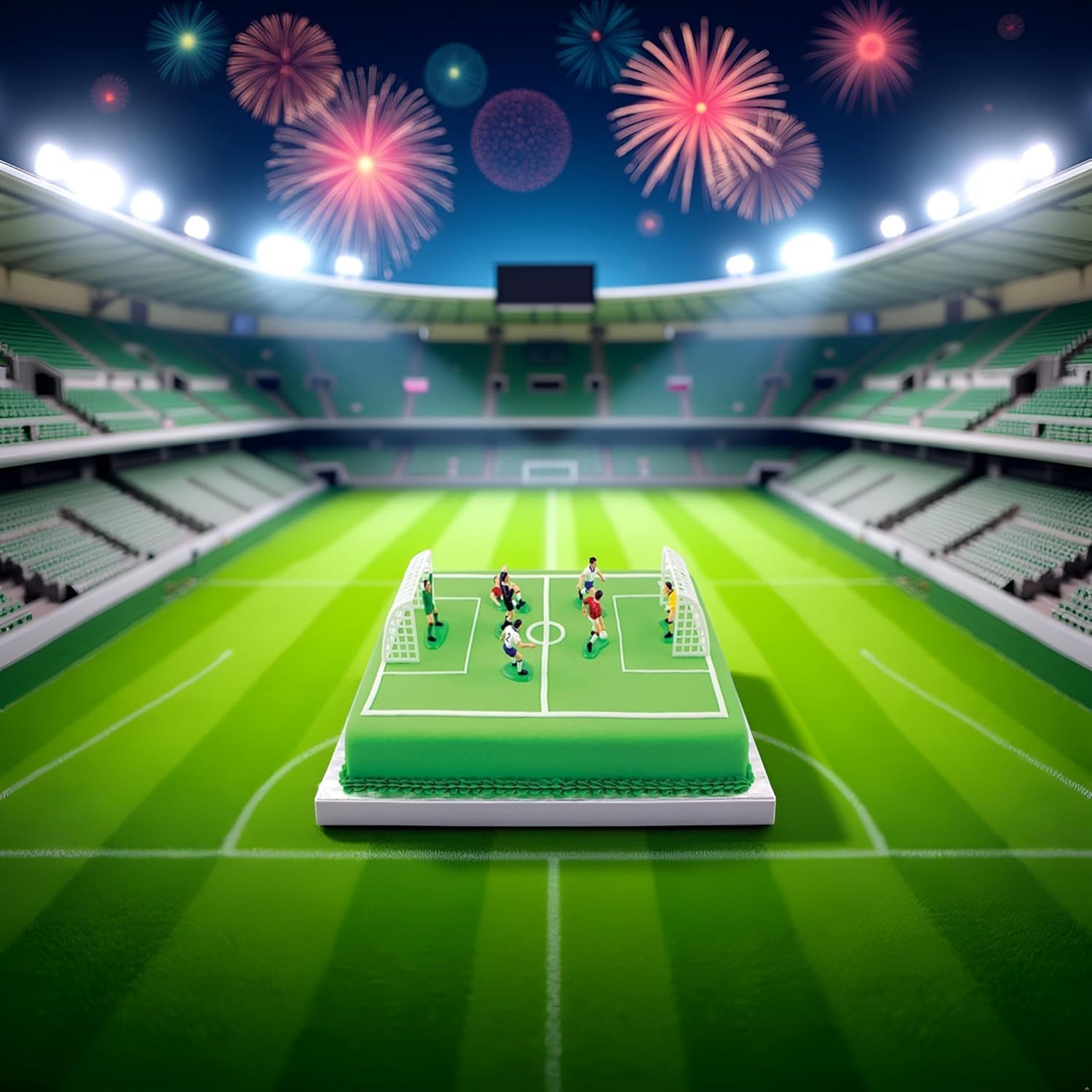 1Set Soccer Cake Topper - Image 4