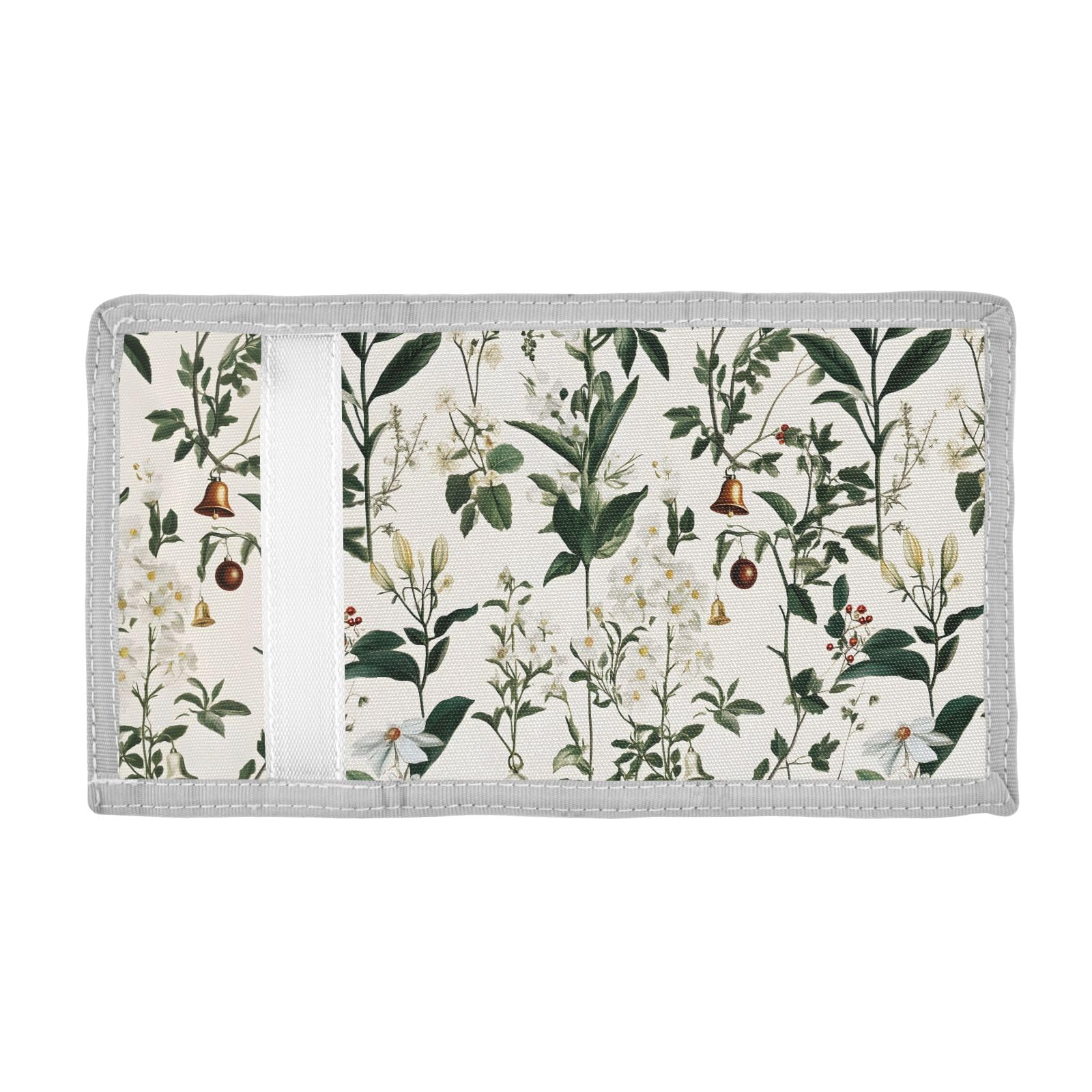 ALAZA Kids Wallets for Boys Girls Toddler Trifold Wallet Children Small Korean Plants Flowers with Zipper Coin Pocket