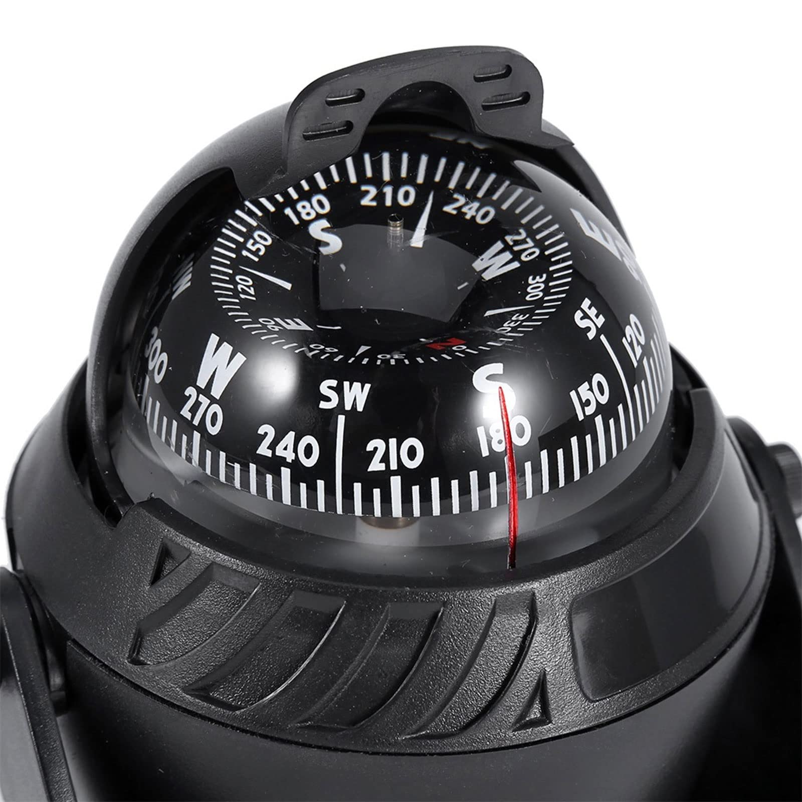 JINGYAN Kompasy Car Compass Light Pivoting Cyfrowy Kompas High Precision Elektroniczny Kula Magnetyczna Marine Boat