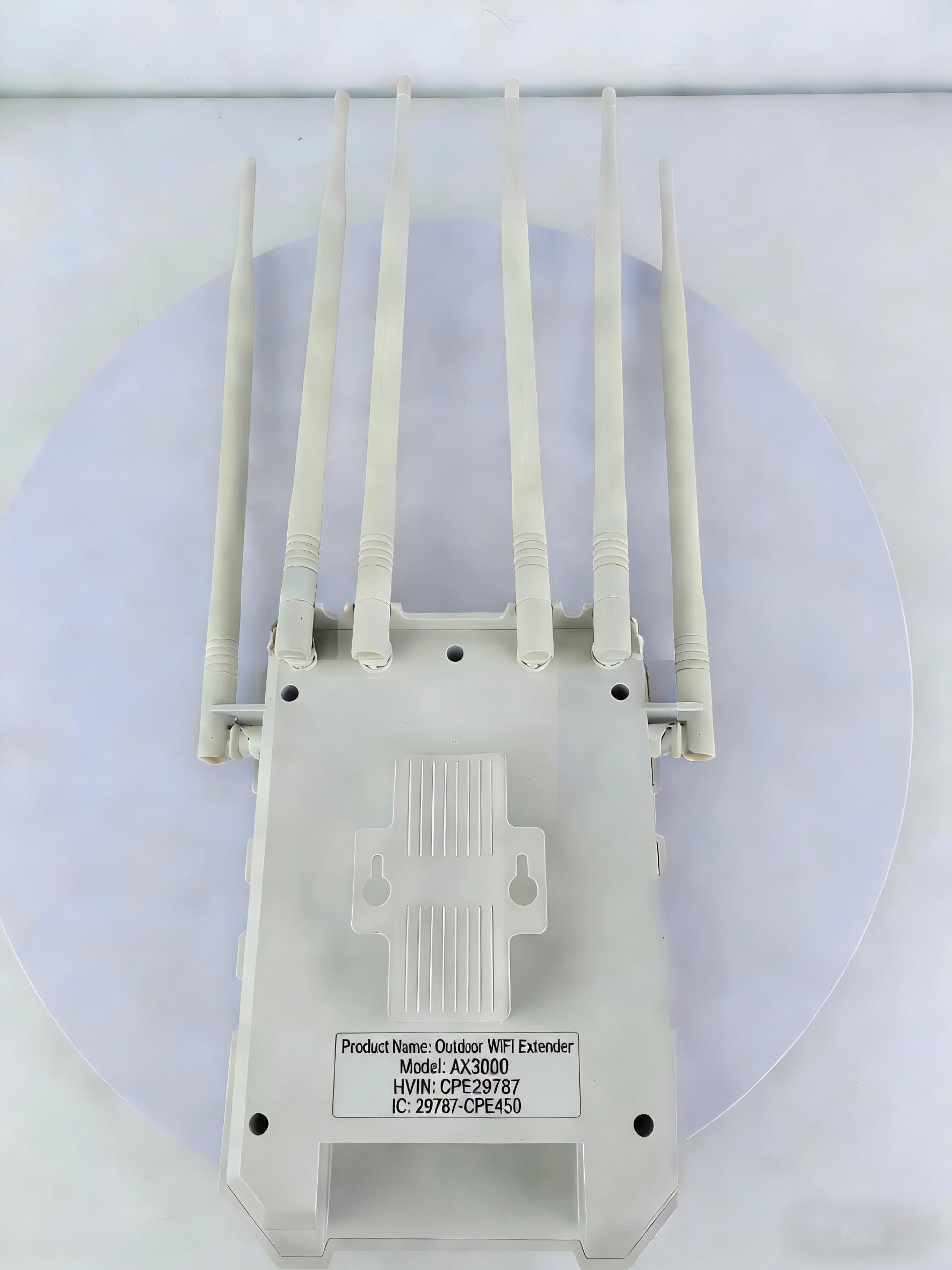 AX3000 - Ripetitore WLAN per esterni, 5 GHz e 2,4 GHz Gigabit Access Point con 6 antenne, Dual Band, IP67, resistente alle intemperie, PoE passivo per campeggio