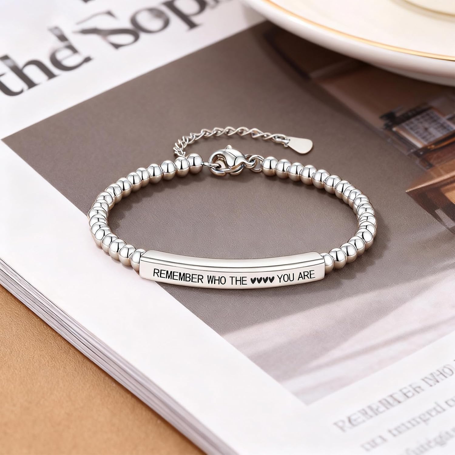 72ore Remember Who The F You Are Bracelet Dont Let the Hard Days Win Bracelet Inspirational Gifts for Women Encouragement Birthday Gifts for Friends - Image 7