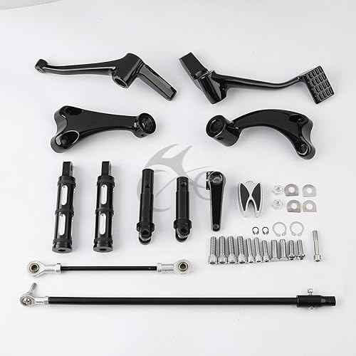 Miniatura 63 de XFMT - Reposapiés para motocicletas, compatible con Sportster negro