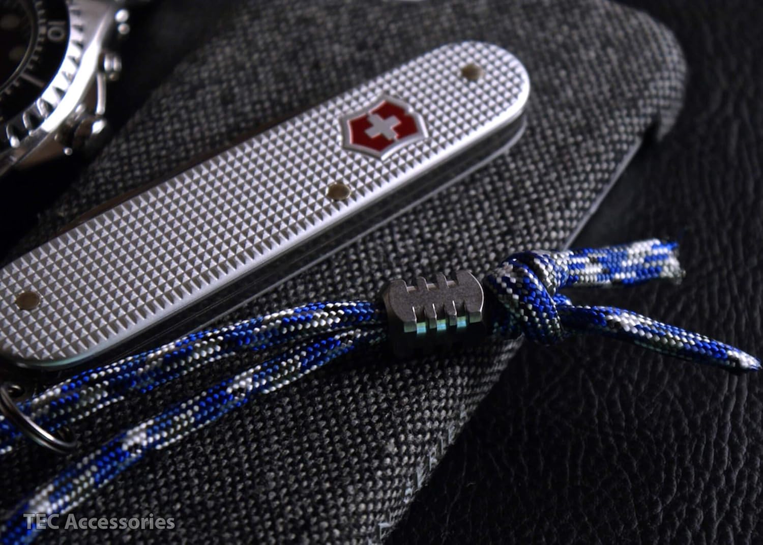 TEC Accessories Titanium, Brass, and Copper Paracord Lanyard Beads (3 Pack) Keychain Accessories, Paracord Keychain Beads for Your Gear, Zipper Pulls, Bags, Paracord Beads, Paracord Accessories