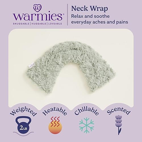 Miniatura 8 de Intelex Warmies - Envoltura de cuello rizado, color gris, Gris