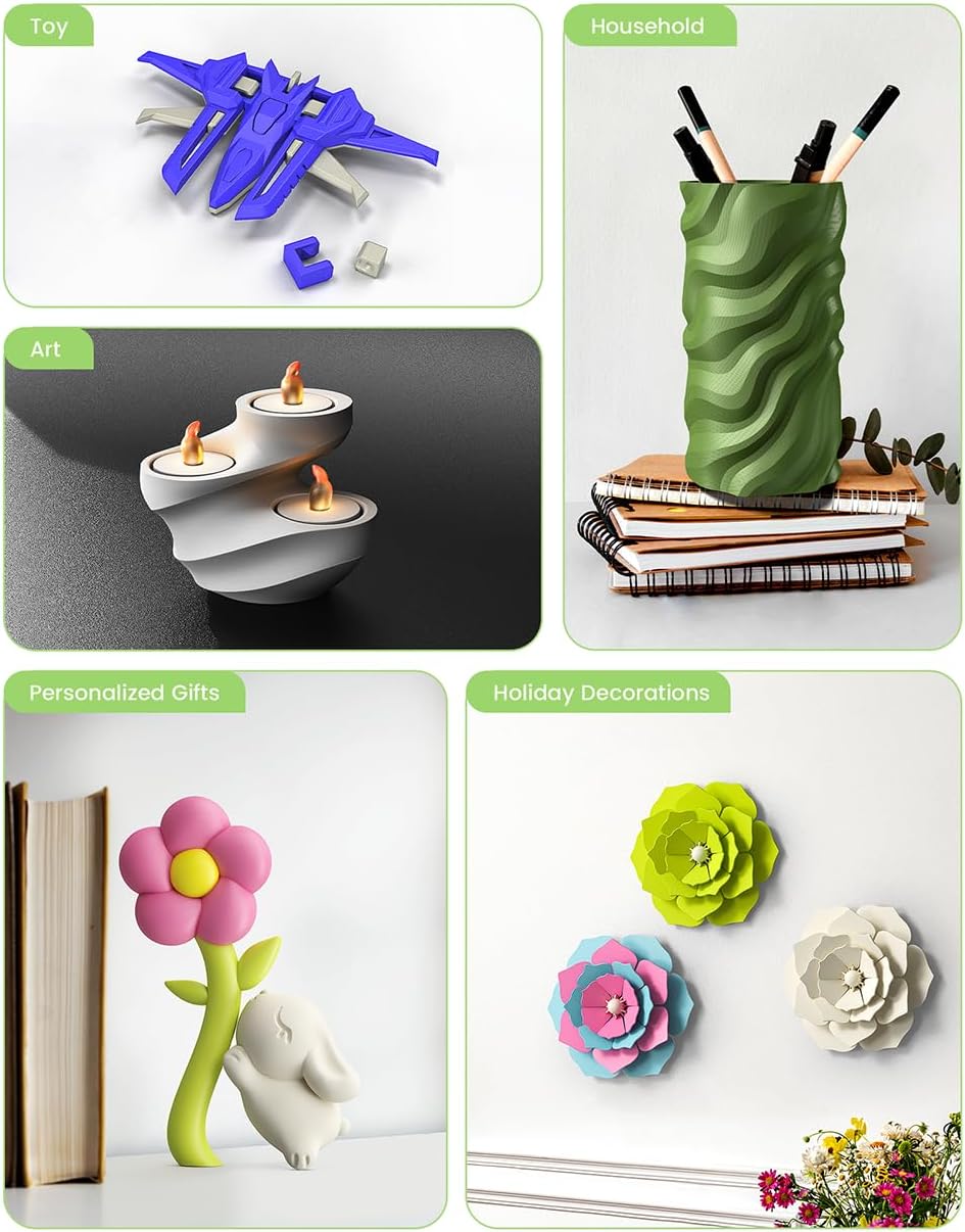 Matte PLA Filament 1.75mm Red+OliveGreen