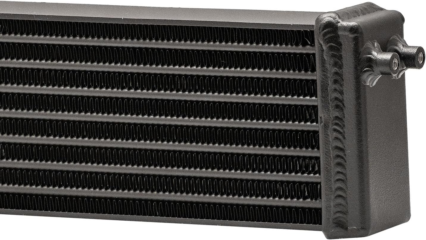 Aluminum Oil Cooler Oilcooler Replacement for Mazda RX4 RX3 RX2 RX7 RX-7 Replacement Black
