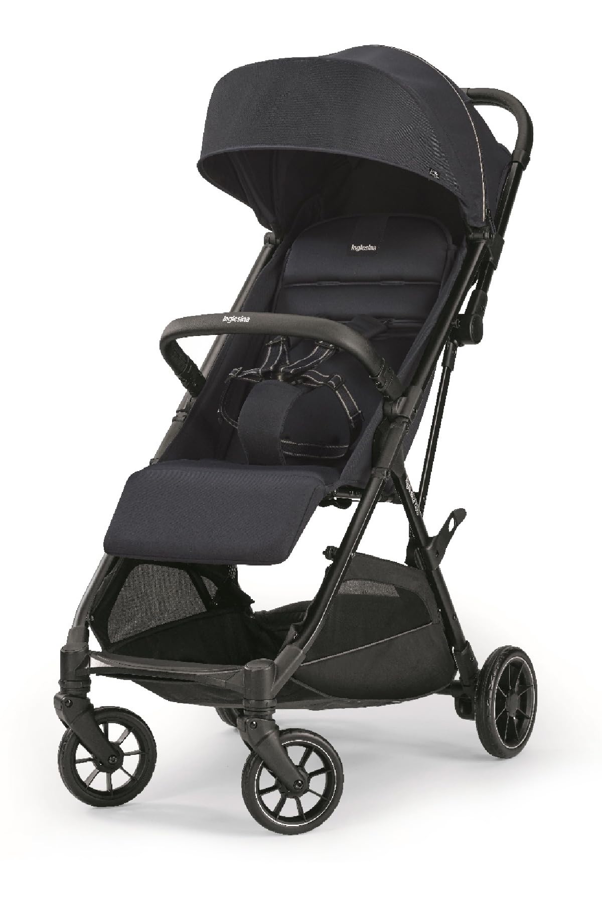 Inglesina NOW Passeggino Compatto Leggero 7,2 kg, Chiusura Automatica One Touch, Reclinabile 170°, Capotta UPF 50+, dalla Nascita fino a 22 kg, Splash Blue