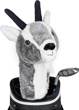 Daphne's Headcovers Goat Driver Headcover | Premium Driver Headcovers | Funny Golf Club Covers | Stylish Protection for Your Clubs | Men's Golf Gear | Driver Headcover for Men and Women