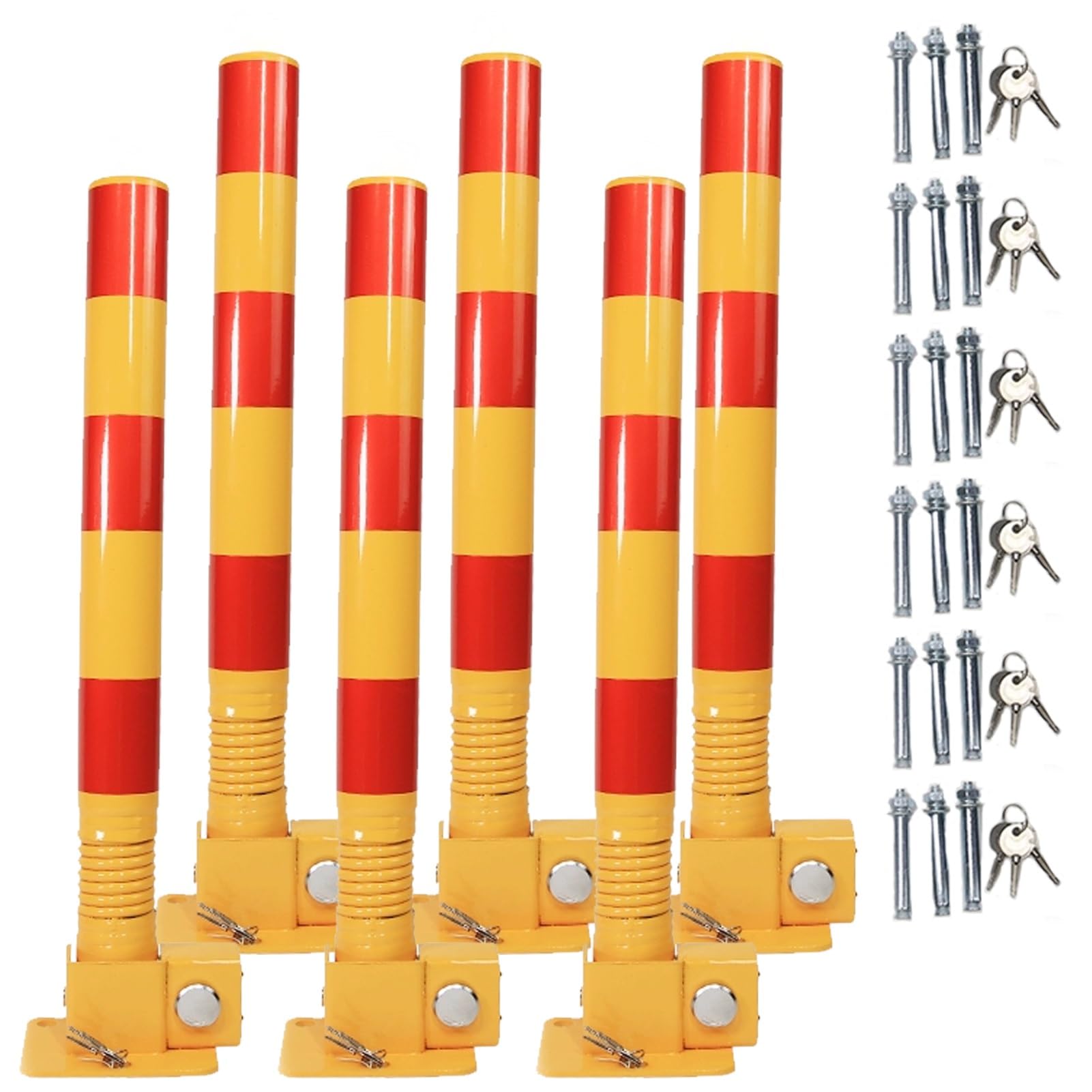 LWJSOCP Removable Parking Bollard Barrier for Traffic Control and Safe Parking in Sensitive Areas