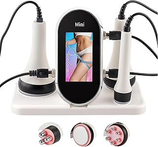 Masseur Anti Cellulite Appareil Minceur,3 en 1 Lipocavitation Radiofréquence Visage et Corps Entier Masseur Amincissants et Raffermissants,Pour Le Visage, Les Bras, l'abdomen (A)