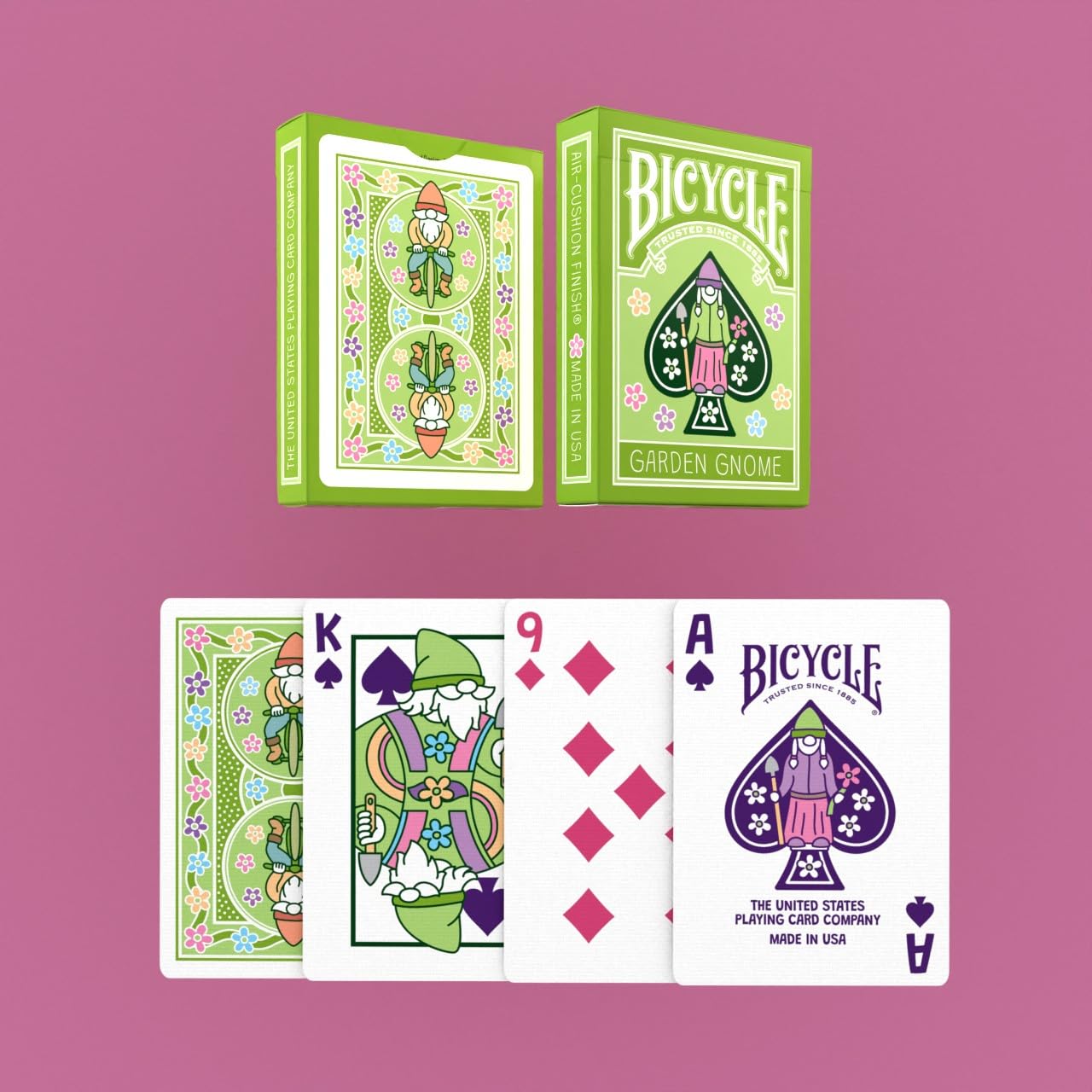 Bicycle® Garden Gnome (Designer Spielkarten, Poker, Skat...)