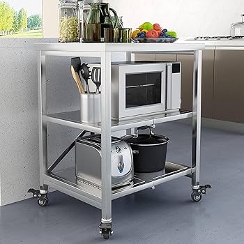 Amazon.co.jp: キッチンラック レ 電子レンジ ボード 収納 食器