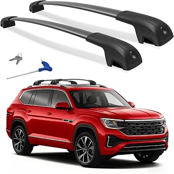 300lbs Roof Rack Cross Bars Compatible with Volkswagen VW Atlas 2017-2026
