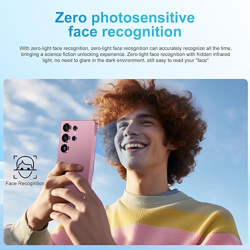 Miniatura 3 de SZV Teléfono celular I25 Ultra desbloqueado, 12 + 512 GB 5G teléfono desbloqueado, bolígrafo integrado, batería Android 14 de 7000 mAh, pantalla HD