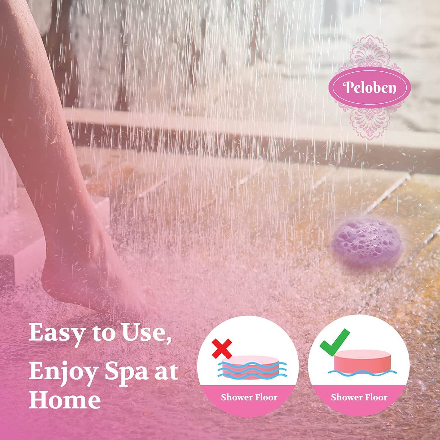 Aromatherapy Shower Steamers, 12 Tablets, Quick Dissolve Vapor Steam Tablets with Essential Oils, Shower Bombs as SPA Gifts for Women, Relieve Stress, 12 Count (Pack of 1)